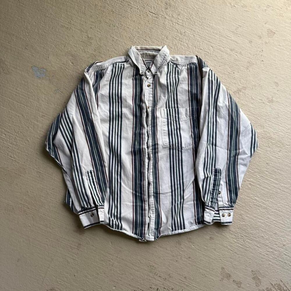 Vintage double impact vertical stripe